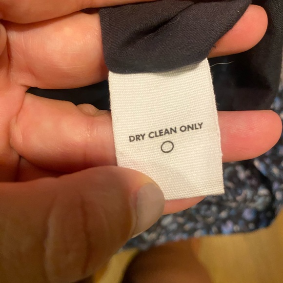 NWT APIECE APART Dress Womens Large  Black Blue Olga Mini Floral Print Cotton - Picture 5 of 11